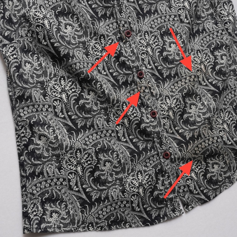 Charter Club Golf Collection Sleeveless Womens Size 10 Black White Paisley Top - Picture 9 of 14